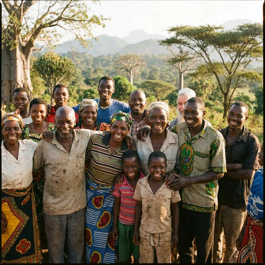 People of the Magoroto community on the estate